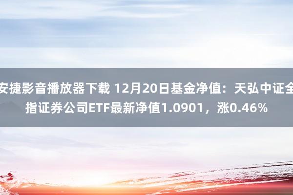 安捷影音播放器下载 12月20日基金净值：天弘中证全指证券公